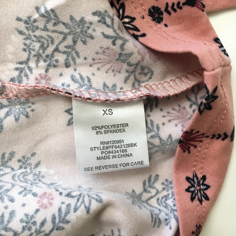 Pink Rose Mauve Ruffle 3/4 Sleeve Knit Dress sz XS - Picture 4 of 7